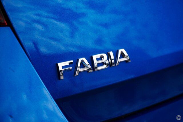 Demo Skoda Fabia PJ MY25 85TSI DSG Select Botany, 2025 Skoda Fabia PJ MY25 85TSI DSG Select Blue 7 Speed Sports Automatic Dual Clutch Hatchback