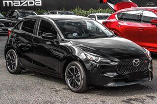 2026 Mazda 2 DJ2HAA G15 SKYACTIV-Drive GT Black 6 Speed Sports Automatic Hatchback