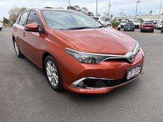 2016 Toyota Corolla ZRE182R Ascent Sport S-CVT Orange 7 Speed Constant Variable Hatchback