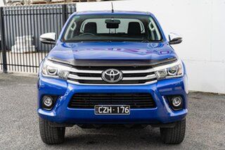 2018 Toyota Hilux GUN126R SR5 Double Cab Blue 6 Speed Sports Automatic Utility