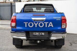 2018 Toyota Hilux GUN126R SR5 Double Cab Blue 6 Speed Sports Automatic Utility