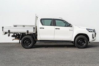 2020 Toyota Hilux GUN126R SR Double Cab White 6 Speed Sports Automatic Cab Chassis