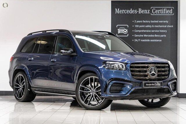 Used Mercedes-Benz GLS-Class X167 805+055MY GLS450 d 9G-TRONIC 4MATIC Keysborough, 2025 Mercedes-Benz GLS-Class X167 805+055MY GLS450 d 9G-TRONIC 4MATIC Blue 9 Speed Sports Automatic