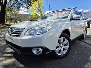 2011 Subaru Outback B5A MY11 2.0D AWD Premium Crystal White Pearl 6 Speed Manual Wagon