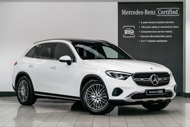 Used Mercedes-Benz GLC-Class X254 806MY GLC200 9G-TRONIC 4MATIC Keysborough, 2025 Mercedes-Benz GLC-Class X254 806MY GLC200 9G-TRONIC 4MATIC White 9 Speed Sports Automatic Wagon