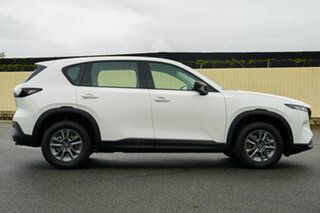 2026 Mazda CX-5 KM0HA0 G25 SKYACTIV-Drive i-ACTIV AWD Evolve Rhodium White 6 Speed Sports Automatic.