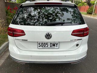 2017 Volkswagen Passat 3C (B8) MY17 140TDI DSG 4MOTION Alltrack White 6 Speed