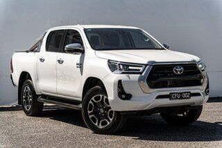 2022 Toyota Hilux GUN126R SR5 Double Cab White 6 Speed Sports Automatic Utility.