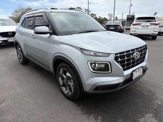 2022 Hyundai Venue Qx.v4 MY22 Elite Silver 6 Speed Automatic Wagon