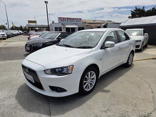 2015 Mitsubishi Lancer CJ MY15 LS White 5 Speed Manual Sedan.