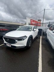 2025 Mazda CX-30 DM2W7A G20 SKYACTIV-Drive Pure White 6 Speed Sports Automatic Wagon.