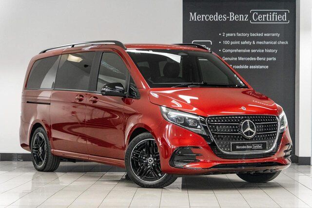 Used Mercedes-Benz V-Class 447 MY25 V300 MWB 9G-TRONIC AMG Keysborough, 2026 Mercedes-Benz V-Class 447 MY25 V300 MWB 9G-TRONIC AMG Red 9 Speed Sports Automatic Wagon