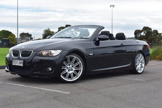 2008 BMW 3 Series E93 MY08 325i Steptronic Black 6 Speed Sports Automatic Convertible.