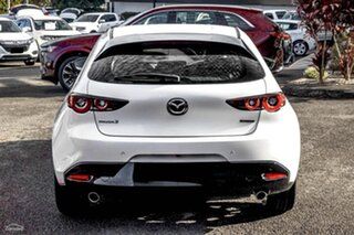 2026 Mazda 3 BP2H7A G20 SKYACTIV-Drive Touring White 6 Speed Sports Automatic Hatchback.