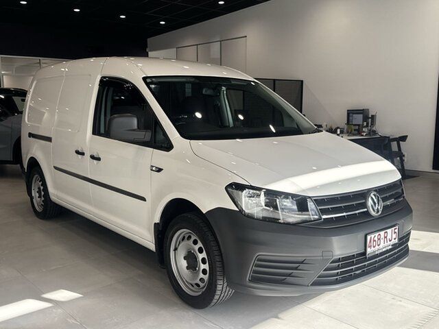 Used Volkswagen Caddy 2KN MY18 TSI220 Maxi DSG Beaudesert, 2017 Volkswagen Caddy 2KN MY18 TSI220 Maxi DSG White 7 Speed Sports Automatic Dual Clutch Van