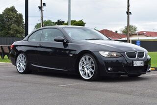 2008 BMW 3 Series E93 MY08 325i Steptronic Black 6 Speed Sports Automatic Convertible