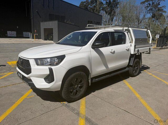 Used Toyota Hilux GUN126R SR5 Double Cab South Melbourne, 2021 Toyota Hilux GUN126R SR5 Double Cab 6 Speed Sports Automatic Cab Chassis