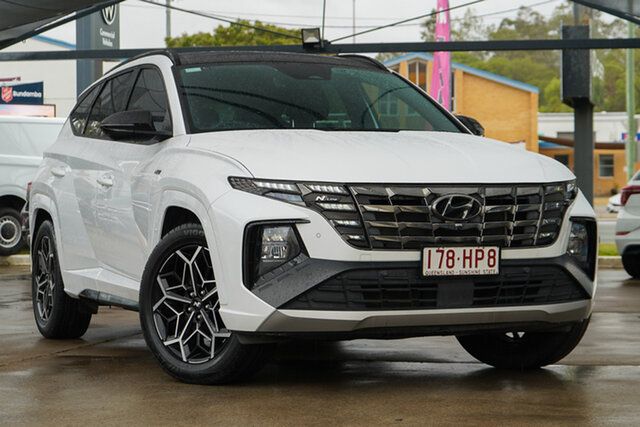 Used Hyundai Tucson NX4.V2 MY23 Highlander 2WD N Line Bundamba, 2023 Hyundai Tucson NX4.V2 MY23 Highlander 2WD N Line White 6 Speed Automatic Wagon