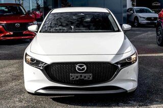 2026 Mazda 3 BP2H7A G20 SKYACTIV-Drive Touring White 6 Speed Sports Automatic Hatchback.