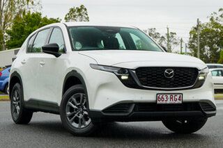 2026 Mazda CX-5 KM0HA0 G25 SKYACTIV-Drive i-ACTIV AWD Evolve Rhodium White 6 Speed Sports Automatic.