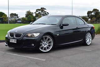 2008 BMW 3 Series E93 MY08 325i Steptronic Black 6 Speed Sports Automatic Convertible