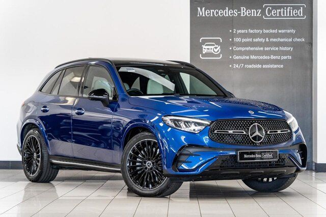 Used Mercedes-Benz GLC-Class X254 805+055MY GLC300 9G-Tronic 4MATIC Keysborough, 2025 Mercedes-Benz GLC-Class X254 805+055MY GLC300 9G-Tronic 4MATIC Blue 9 Speed Sports Automatic