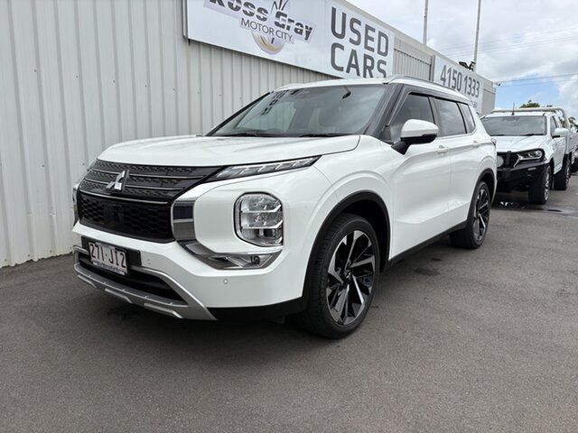 Used Mitsubishi Outlander ZM MY23 Aspire 2WD Bundaberg, 2023 Mitsubishi Outlander ZM MY23 Aspire 2WD White 8 Speed Constant Variable Wagon