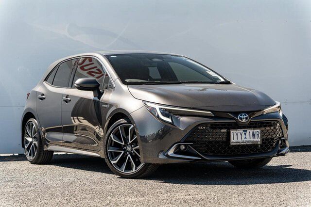 Used Toyota Corolla ZWE219R ZR E-CVT Hybrid Keysborough, 2023 Toyota Corolla ZWE219R ZR E-CVT Hybrid Grey 1 Speed Constant Variable Hatchback Hybrid