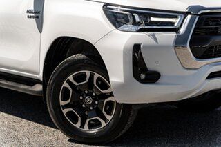 2022 Toyota Hilux GUN126R SR5 Double Cab White 6 Speed Sports Automatic Utility.