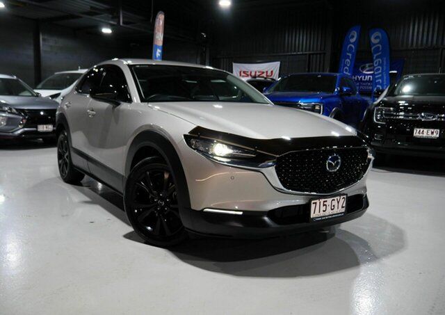 Used Mazda CX-30 DM2W7A G20 SKYACTIV-Drive Touring SP Capalaba, 2023 Mazda CX-30 DM2W7A G20 SKYACTIV-Drive Touring SP Gold 6 Speed Sports Automatic Wagon