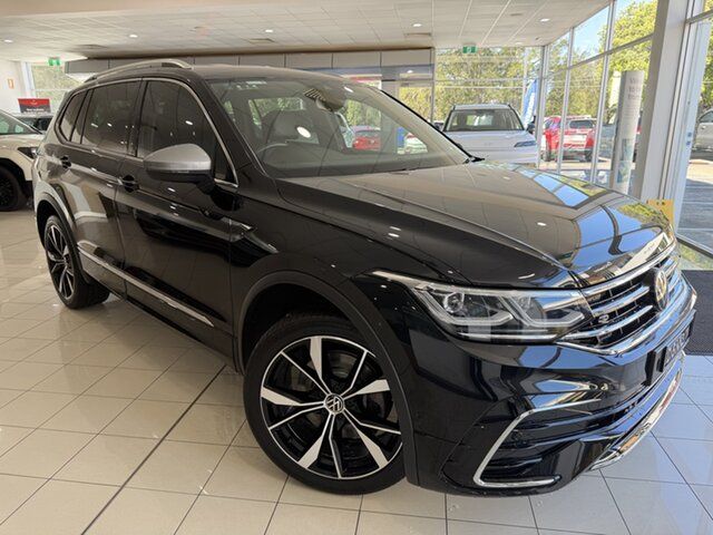 Used Volkswagen Tiguan BJ MY23 Allspace 162TSI R-Line Narrabeen, 2023 Volkswagen Tiguan BJ MY23 Allspace 162TSI R-Line Black 7 Speed Auto D/SH T/Tron Spt Wagon