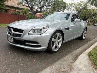 2012 Mercedes-Benz SLK-Class R172 SLK350 BlueEFFICIENCY 7G-Tronic + Silver 7 Speed Sports Automatic.
