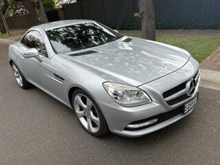 2012 Mercedes-Benz SLK-Class R172 SLK350 BlueEFFICIENCY 7G-Tronic + Silver 7 Speed Sports Automatic