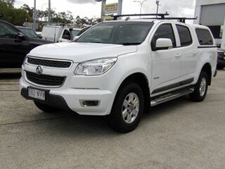 2014 Holden Colorado RG MY14 LT Crew Cab 4x2 White 6 Speed Sports Automatic Utility.