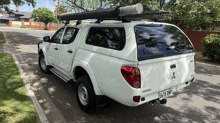 2011 Mitsubishi Triton MN MY11 GLX (4x4) White Crystal 4 Speed Automatic 4x4 Double Cab Utility