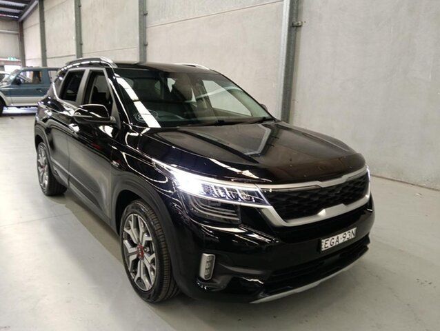 Used Kia Seltos SP2 MY20 GT-Line DCT AWD Maryville, 2019 Kia Seltos SP2 MY20 GT-Line DCT AWD Cherry Black 7 Speed Sports Automatic Dual Clutch Wagon