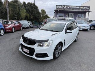 2014 Holden Commodore VF MY15 SS White 6 Speed Automatic Sedan.