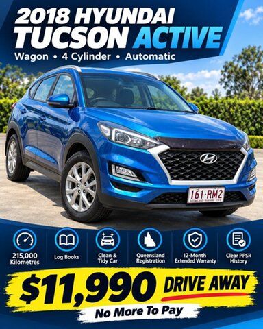 Used Hyundai Tucson TL2 MY18 Active 2WD Clontarf, 2018 Hyundai Tucson TL2 MY18 Active 2WD Blue 6 Speed Sports Automatic Wagon