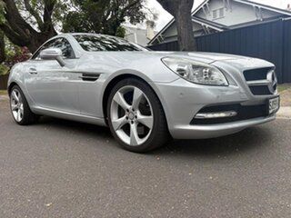 2012 Mercedes-Benz SLK-Class R172 SLK350 BlueEFFICIENCY 7G-Tronic + Silver 7 Speed Sports Automatic.