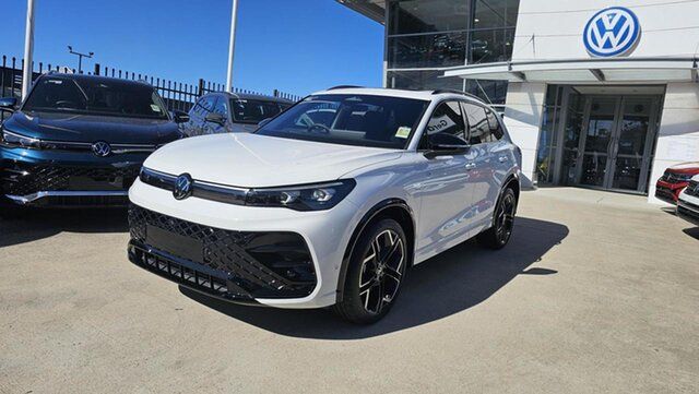 New Volkswagen Tiguan CT MY26 195TSI R-Line DSG 4MOTION Belconnen, 2026 Volkswagen Tiguan CT MY26 195TSI R-Line DSG 4MOTION White 7 Speed Sports Automatic Dual Clutch