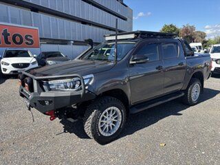 2020 Toyota Hilux GUN126R Facelift Rogue (4x4) Graphite Grey 6 Speed Automatic Double Cab Pick Up.