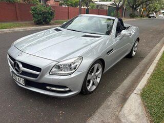 2012 Mercedes-Benz SLK-Class R172 SLK350 BlueEFFICIENCY 7G-Tronic + Silver 7 Speed Sports Automatic