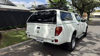 2011 Mitsubishi Triton MN MY11 GLX (4x4) White Crystal 4 Speed Automatic 4x4 Double Cab Utility