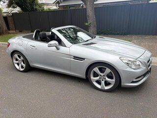 2012 Mercedes-Benz SLK-Class R172 SLK350 BlueEFFICIENCY 7G-Tronic + Silver 7 Speed Sports Automatic