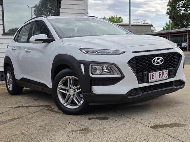 Used Hyundai Kona OS Active (FWD) Toowoomba, 2017 Hyundai Kona OS Active (FWD) White 6 Speed Automatic Wagon