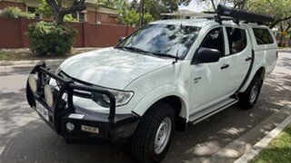 2011 Mitsubishi Triton MN MY11 GLX (4x4) White Crystal 4 Speed Automatic 4x4 Double Cab Utility