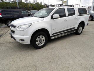 2014 Holden Colorado RG MY14 LT Crew Cab 4x2 White 6 Speed Sports Automatic Utility.