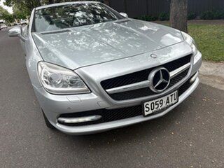 2012 Mercedes-Benz SLK-Class R172 SLK350 BlueEFFICIENCY 7G-Tronic + Silver 7 Speed Sports Automatic
