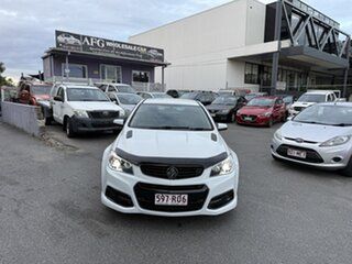 2014 Holden Commodore VF MY15 SS White 6 Speed Automatic Sedan.