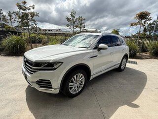 2022 Volkswagen Touareg CR MY23 170TDI Tiptronic 4MOTION White 8 Speed Sports Automatic Wagon.